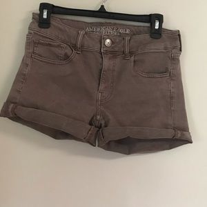 Pale purple pinky AEO shorts!